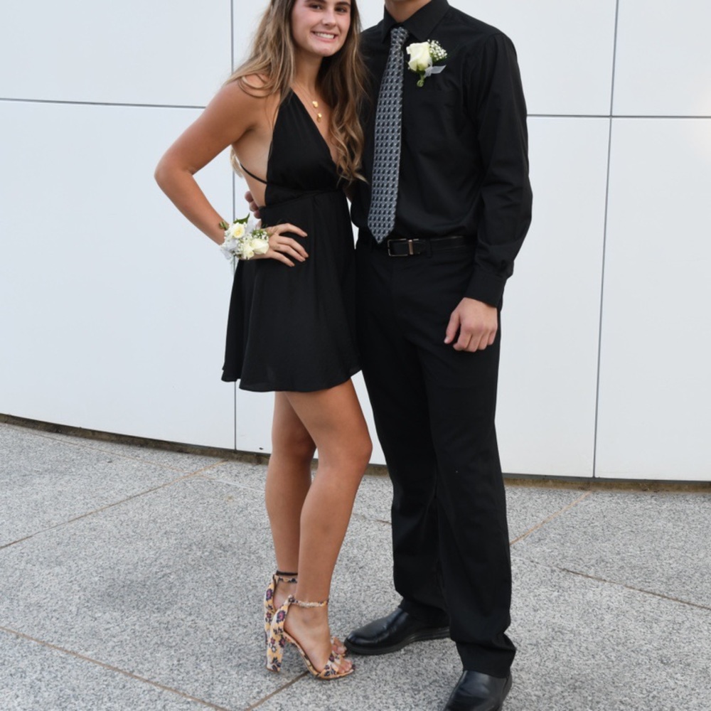 black dress